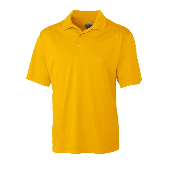 Men's polo with short sleeves, self-fabric collar, three-button placket, and open... from ASI 47965 Cutter & Buck