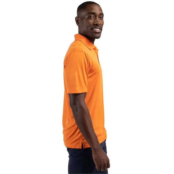 Men's polo with short sleeves, self-fabric collar, three-button placket, and open... from ASI 47965 Cutter & Buck
