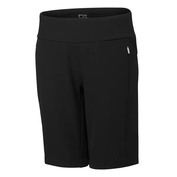 Women's shorts with UPF 50+ protection, moisture-wicking performance, waistband, pockets, and... from ASI 47965 Cutter & Buck