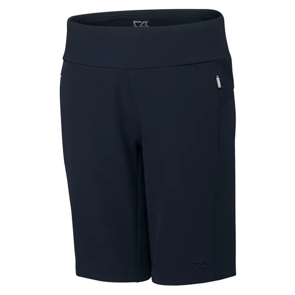 Women's shorts with UPF 50+ protection, moisture-wicking performance, waistband, pockets, and... from ASI 47965 Cutter & Buck