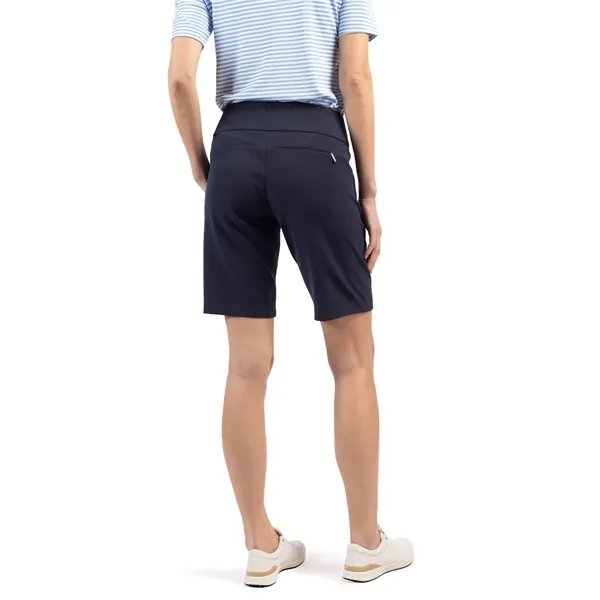 Women's shorts with UPF 50+ protection, moisture-wicking performance, waistband, pockets, and... from ASI 47965 Cutter & Buck
