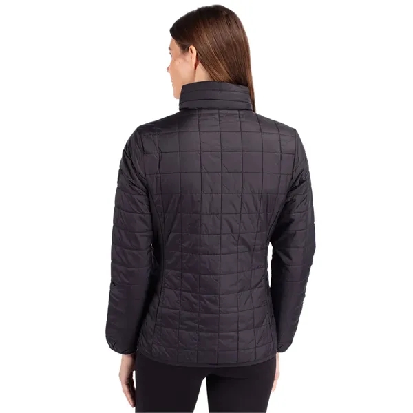 Women's puffer jacket with a full-zip, insulation, hood, wind and water... from ASI 47965 Cutter & Buck
