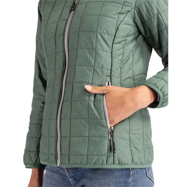 Women's puffer jacket with a full-zip, insulation, hood, wind and water... from ASI 47965 Cutter & Buck