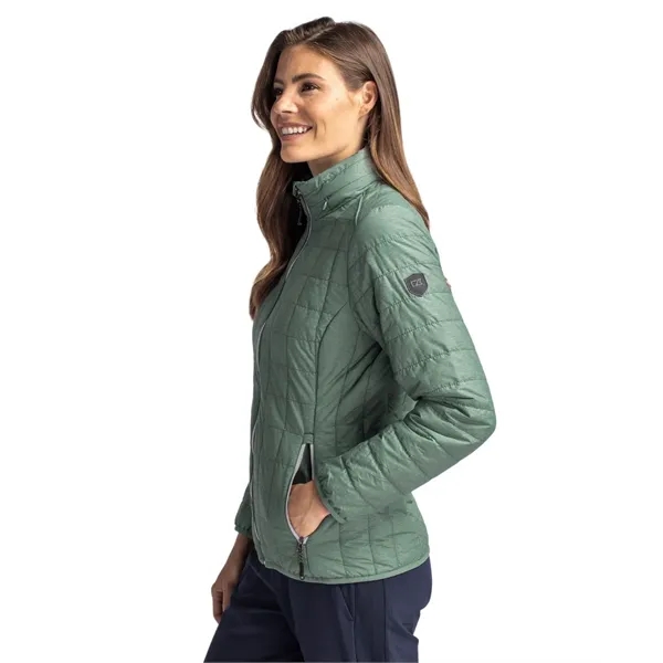 Women's puffer jacket with a full-zip, insulation, hood, wind and water... from ASI 47965 Cutter & Buck