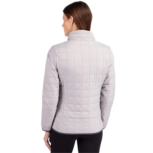 Women's puffer jacket with a full-zip, insulation, hood, wind and water... from ASI 47965 Cutter & Buck