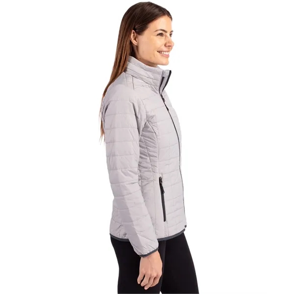 Women's puffer jacket with a full-zip, insulation, hood, wind and water... from ASI 47965 Cutter & Buck