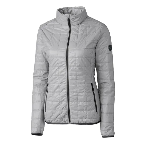 Women's puffer jacket with a full-zip, insulation, hood, wind and water... from ASI 47965 Cutter & Buck