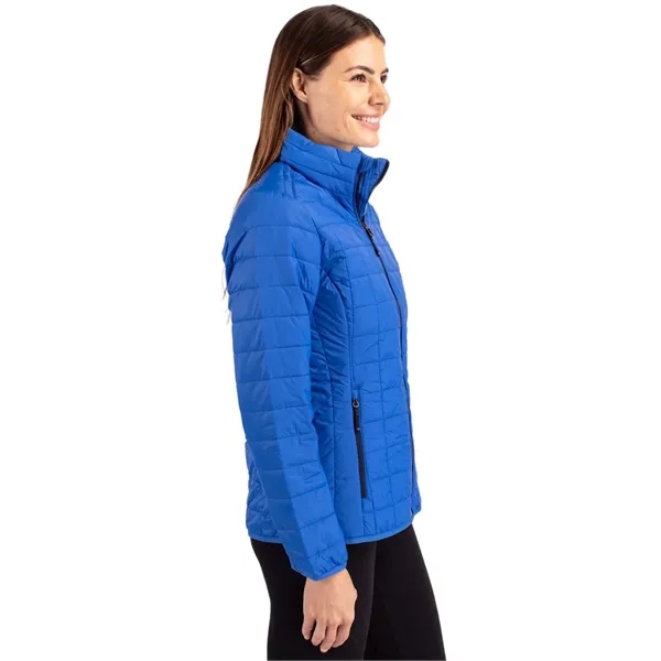 Women's puffer jacket with a full-zip, insulation, hood, wind and water... from ASI 47965 Cutter & Buck