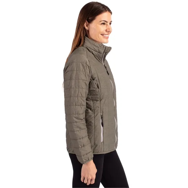 Women's puffer jacket with a full-zip, insulation, hood, wind and water... from ASI 47965 Cutter & Buck