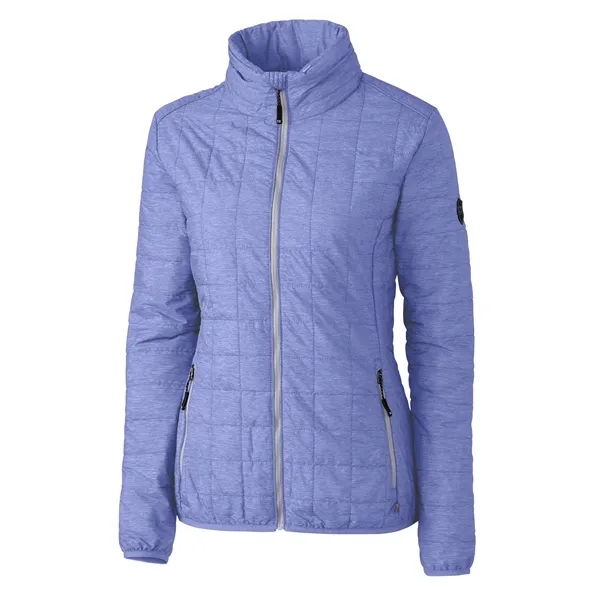 Women's puffer jacket with a full-zip, insulation, hood, wind and water... from ASI 47965 Cutter & Buck