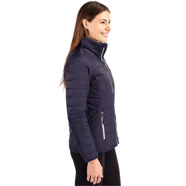 Women's puffer jacket with a full-zip, insulation, hood, wind and water... from ASI 47965 Cutter & Buck