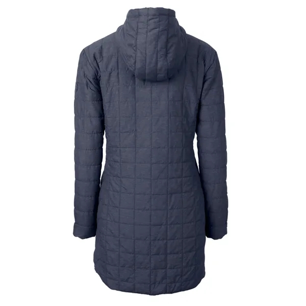 Women's puffer coat with insulation, wind and water resistance, hood, and... from ASI 47965 Cutter & Buck