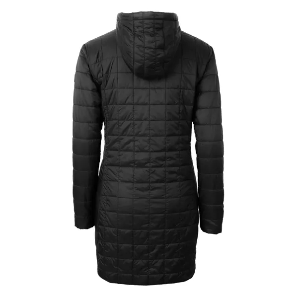 Women's puffer coat with insulation, wind and water resistance, hood, and... from ASI 47965 Cutter & Buck