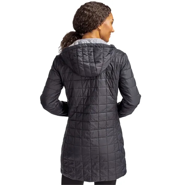 Women's puffer coat with insulation, wind and water resistance, hood, and... from ASI 47965 Cutter & Buck