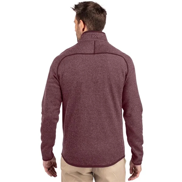Men's jacket with a full-zip, brushed fleece interior, chest pocket, satin... from ASI 47965 Cutter & Buck