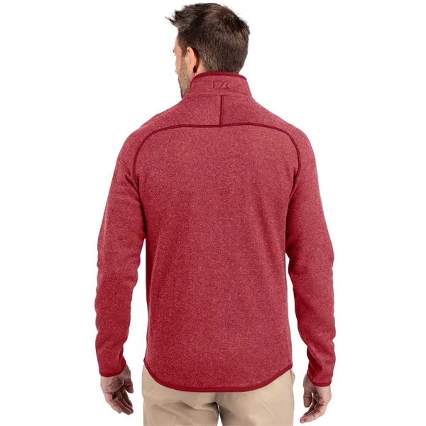 Men's jacket with a full-zip, brushed fleece interior, chest pocket, satin... from ASI 47965 Cutter & Buck