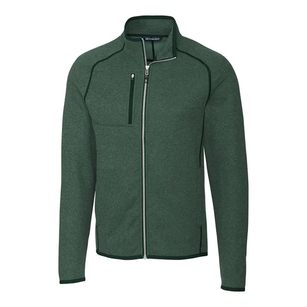 Men's jacket with a full-zip, brushed fleece interior, chest pocket, satin... from ASI 47965 Cutter & Buck