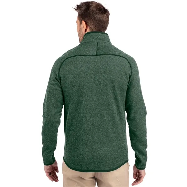 Men's jacket with a full-zip, brushed fleece interior, chest pocket, satin... from ASI 47965 Cutter & Buck