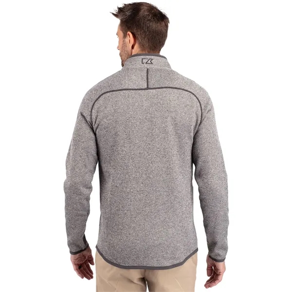 Men's jacket with a full-zip, brushed fleece interior, chest pocket, satin... from ASI 47965 Cutter & Buck