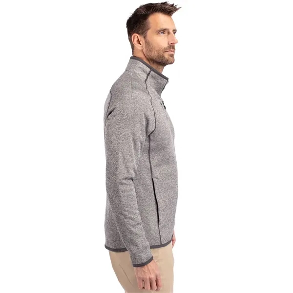 Men's jacket with a full-zip, brushed fleece interior, chest pocket, satin... from ASI 47965 Cutter & Buck