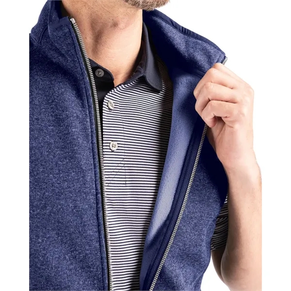 Men's jacket with a full-zip, brushed fleece interior, chest pocket, satin... from ASI 47965 Cutter & Buck