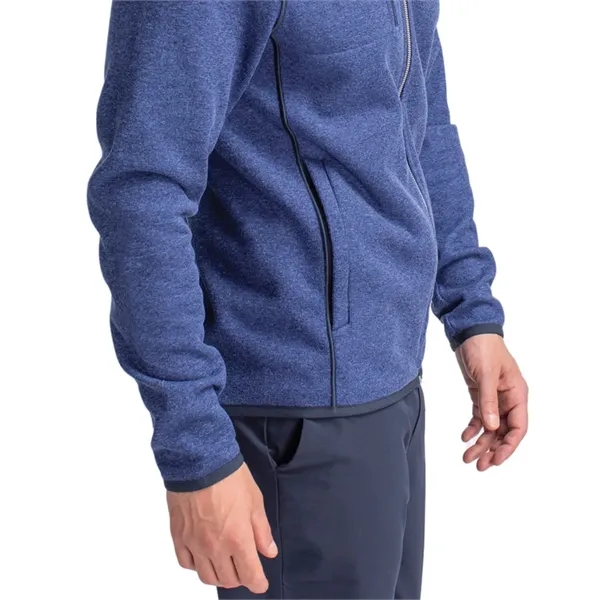 Men's jacket with a full-zip, brushed fleece interior, chest pocket, satin... from ASI 47965 Cutter & Buck