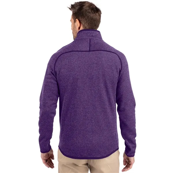 Men's jacket with a full-zip, brushed fleece interior, chest pocket, satin... from ASI 47965 Cutter & Buck