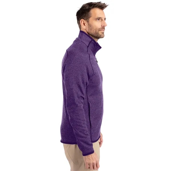 Men's jacket with a full-zip, brushed fleece interior, chest pocket, satin... from ASI 47965 Cutter & Buck