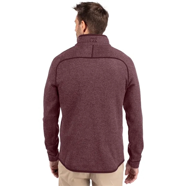 Men's sweatshirt with a half-zip, brushed fleece interior, chest pocket, and... from ASI 47965 Cutter & Buck