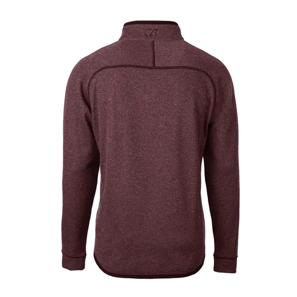 Men's sweatshirt with a half-zip, brushed fleece interior, chest pocket, and... from ASI 47965 Cutter & Buck