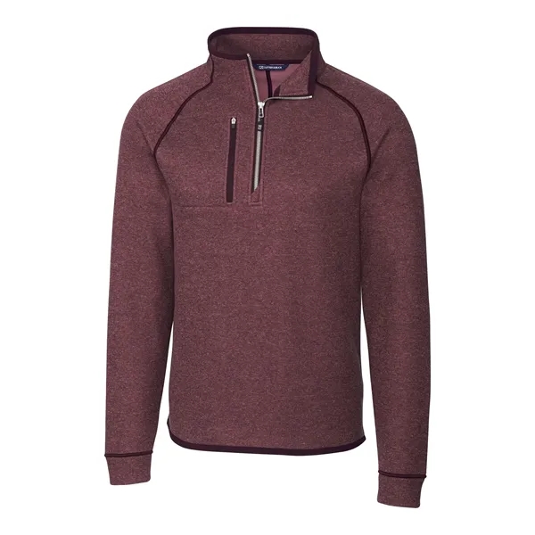 Men's sweatshirt with a half-zip, brushed fleece interior, chest pocket, and... from ASI 47965 Cutter & Buck