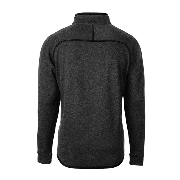 Men's sweatshirt with a half-zip, brushed fleece interior, chest pocket, and... from ASI 47965 Cutter & Buck