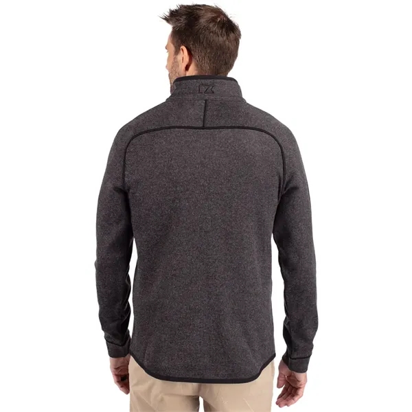 Men's sweatshirt with a half-zip, brushed fleece interior, chest pocket, and... from ASI 47965 Cutter & Buck