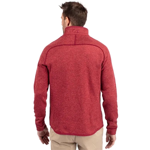 Men's sweatshirt with a half-zip, brushed fleece interior, chest pocket, and... from ASI 47965 Cutter & Buck