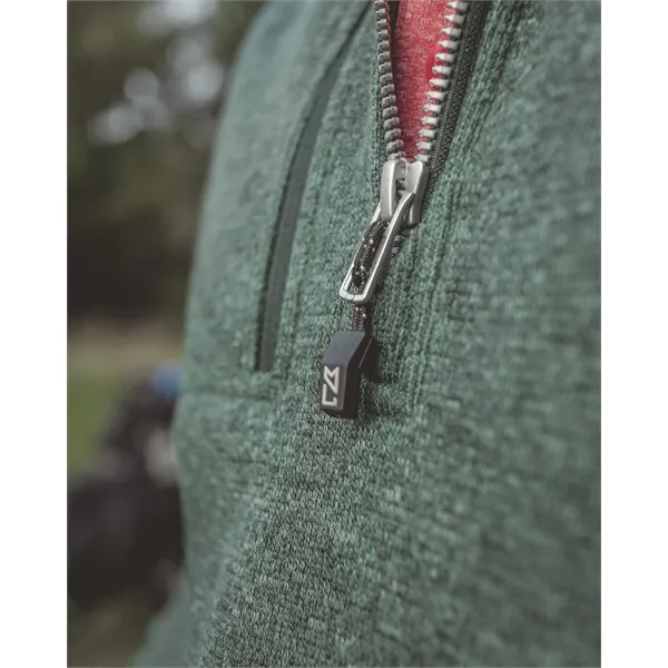 Men's sweatshirt with a half-zip, brushed fleece interior, chest pocket, and... from ASI 47965 Cutter & Buck