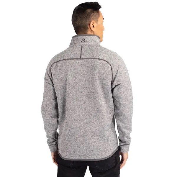 Men's sweatshirt with a half-zip, brushed fleece interior, chest pocket, and... from ASI 47965 Cutter & Buck
