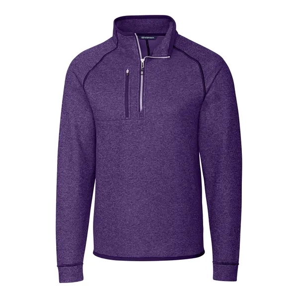 Men's sweatshirt with a half-zip, brushed fleece interior, chest pocket, and... from ASI 47965 Cutter & Buck
