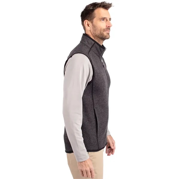 Men's vest with a full-zip, pockets, and tonal stretch binding.... from ASI 47965 Cutter & Buck