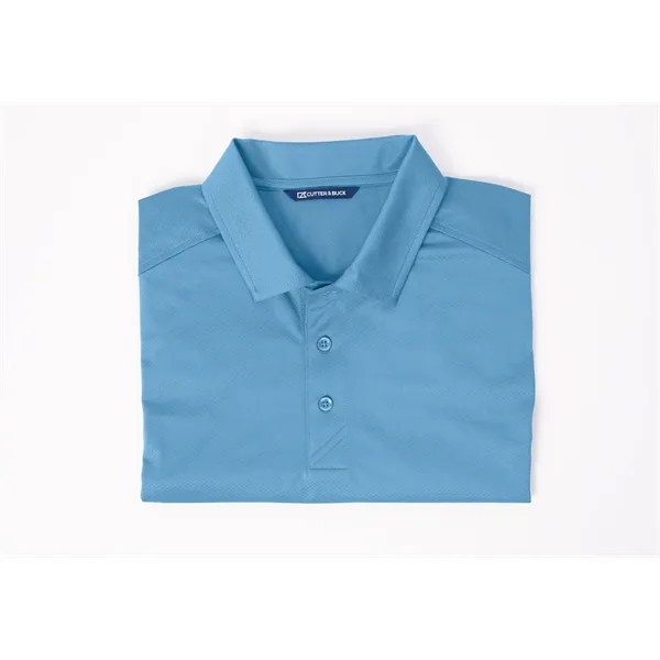 Men's polo with short sleeves, moisture-wicking performance, UPF 50+ protection, and... from ASI 47965 Cutter & Buck