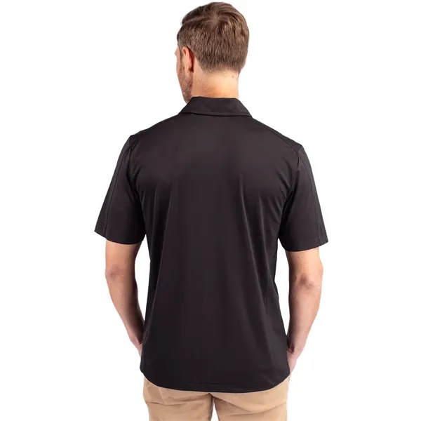 Men's polo with short sleeves, moisture-wicking performance, UPF 50+ protection, and... from ASI 47965 Cutter & Buck