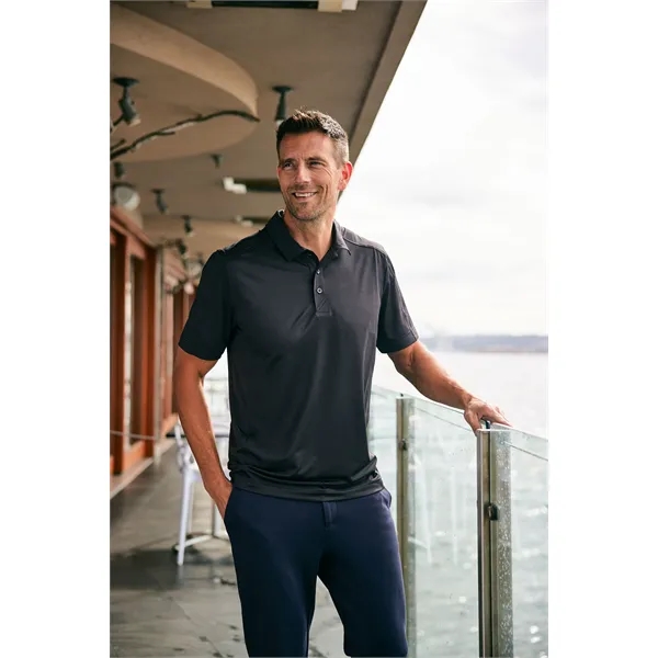 Men's polo with short sleeves, moisture-wicking performance, UPF 50+ protection, and... from ASI 47965 Cutter & Buck