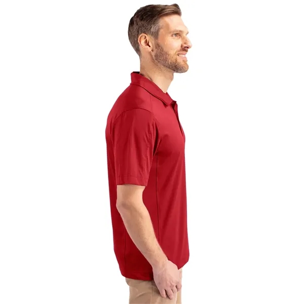 Men's polo with short sleeves, moisture-wicking performance, UPF 50+ protection, and... from ASI 47965 Cutter & Buck