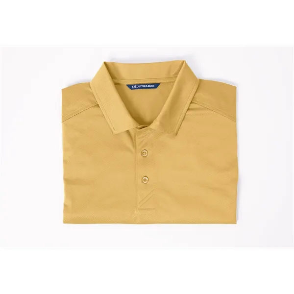 Men's polo with short sleeves, moisture-wicking performance, UPF 50+ protection, and... from ASI 47965 Cutter & Buck