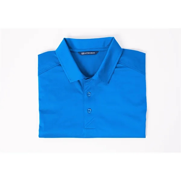 Men's polo with short sleeves, moisture-wicking performance, UPF 50+ protection, and... from ASI 47965 Cutter & Buck