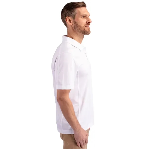 Men's polo with short sleeves, moisture-wicking performance, UPF 50+ protection, and... from ASI 47965 Cutter & Buck