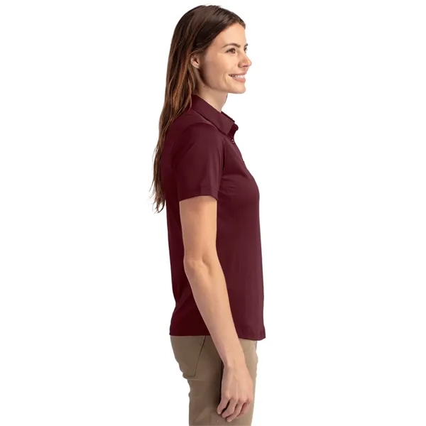 Women's polo with short sleeves, moisture-wicking performance UPF 50+ protection, and... from ASI 47965 Cutter & Buck
