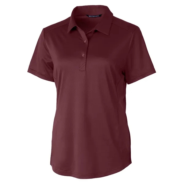 Women's polo with short sleeves, moisture-wicking performance UPF 50+ protection, and... from ASI 47965 Cutter & Buck