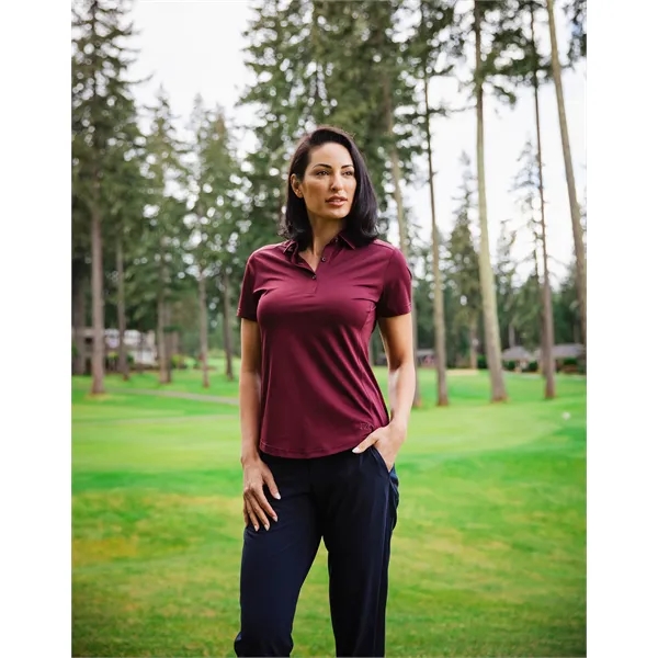 Women's polo with short sleeves, moisture-wicking performance UPF 50+ protection, and... from ASI 47965 Cutter & Buck