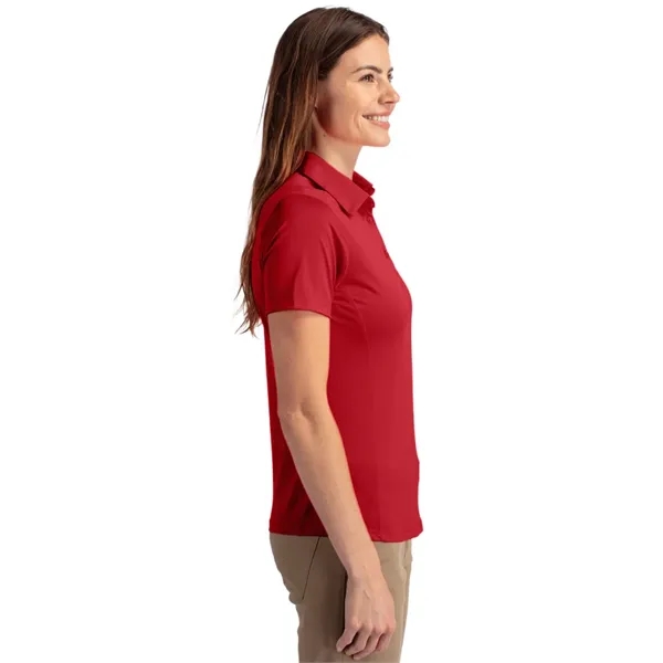 Women's polo with short sleeves, moisture-wicking performance UPF 50+ protection, and... from ASI 47965 Cutter & Buck