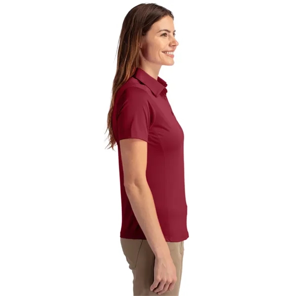 Women's polo with short sleeves, moisture-wicking performance UPF 50+ protection, and... from ASI 47965 Cutter & Buck